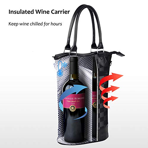 1 Kato+Insulated+Wine+Carrier+Tote