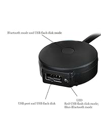 Moker   Kit de coche Bluetooth para Mercedes Benz, MMI a Bluetooth CSR Chipset USB Flash Charger MP3 Music Cable para la integración de iPod en coche (conector MI)