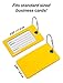 Luggage Tags Business Card Holder by TUFFTAAG - Durable Travel ID Bag Tag, Secure & Flexible, Perfect for Suitcases, Backpacks, and Carry-Ons, Easy Identification