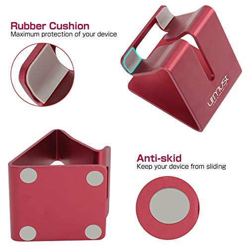 image for Urmust Desk Cell Phone Stand Holder Aluminum Phone Dock Cradle Compati