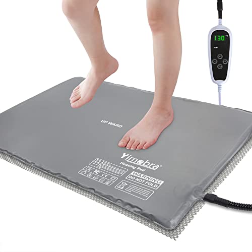 Yimobra Heating Pad for Bathroom Rugs Mat, Quick Dry Absorbent Bath Rug, Adjustable Temperature