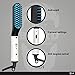 Squaresilk electric beard straightener comb for men-tame your frizzy beard with USA designed heated brush for men- smooth and styling quick mens hair with straightening comb dual volatage(110V-240V).