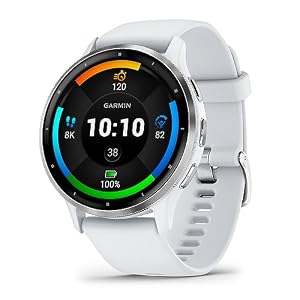 GARMIN(ガーミン) Venu 3 Whitestone/Silver AMOLEDディスプレイ搭載 美麗液晶スマートウォッチ 高性能GPS内蔵