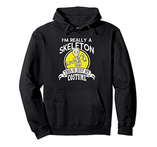 Skeleton Halloween Costume Hoodie This Is Just My