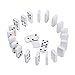RUNNOW Domino Professional Double 6 Tournament 28 Tiles