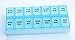 Ezy-Dose 7-Day AM/PM Pill Reminder, Colors Vary - Pack of 2