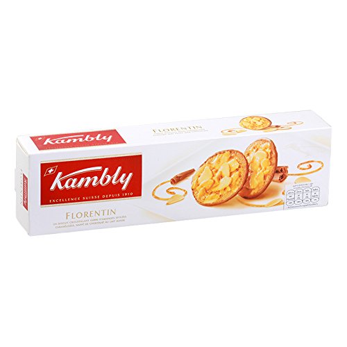 Kambly, Crisp Biscuit, Florentin, 100 g. [Pack of 1