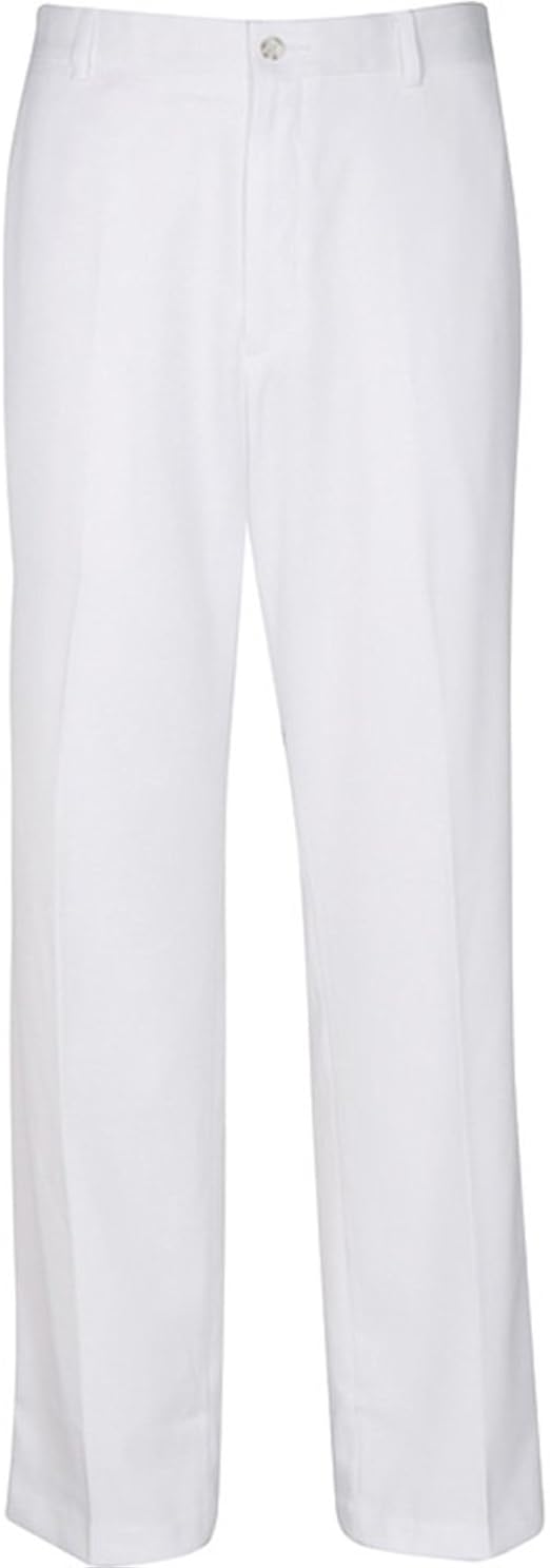 Amazon.com : Oxford Men's Flat Front Pant, 32, White : Golf Pants : Clothing