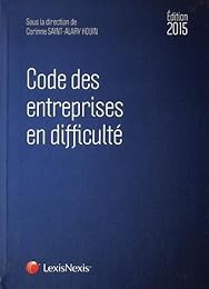 Code des entreprises en difficulté 2015