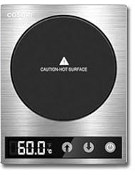 COSORI Gravity Induction Coffee Cup Warmer&Beverage Warmer for Desk, Auto Shut Off, LCD Display with Temperature Setting, Water, Cocoa, Milk (2020 Upgraded), 5.4 x 4.3 x 0.7 inches, Silver