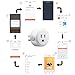 2018 Mini Smart Plug Alexa Accessories Outlet, Compatible with Google Home/Alexa Accessories,WiFi Smart Socket Outlet Remote Control,No Hub Required