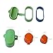 Bag Cap - ROMMEKA Multifunctional Set of 3 Plastic Reusable Food Storage Sealing Magic Clips, Bag Preserver Screw Cap for Food, Meat, Snack Fresh, Food Saver Cap, Clamp Sealer
