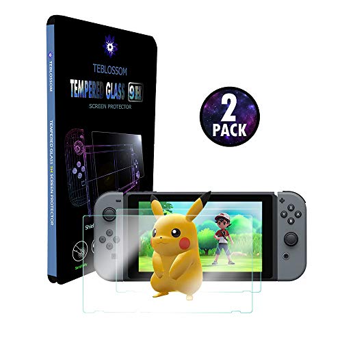 [2-Pack] Nintendo Switch Screen Protector, TEB [Tempered Glass] [9H Hardness] [Touch Sensitive] [0.3mm Ultra Thin] [Ultra Clear] [Heat Resistance] [Anti-Scratch, Anti-Fingerprint] [Shatter proof] - Thumbnail 6