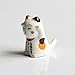 Ownstyle Cute Lucky Cat Ceramic Maneki Neko Fortune Cats Money Drawing Mascot Novelty Business Gifts Cat 5 Pcs A Set