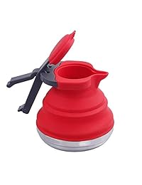 Dltsli   Tetera portátil de silicona plegable para