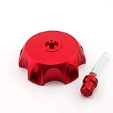 TC-Motor CNC Aluminum Red Gas Fuel Tank Cover Cap For 50cc 70cc 90cc 110cc 125cc 140cc 150cc 160cc Chinese Made Pit Dirt Motor Bike