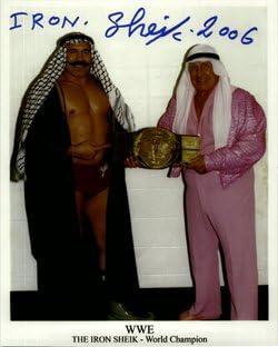 Signed Iron Sheik 8x10 autographed