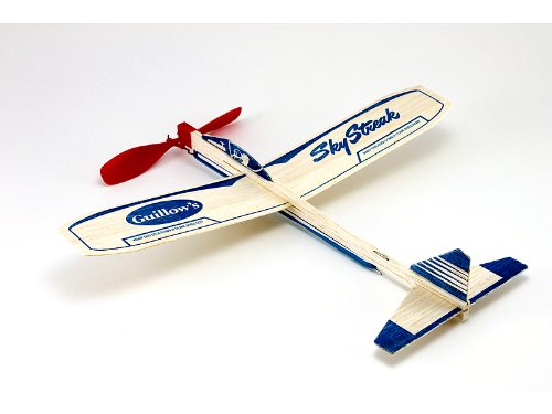 Sky Streak Balsa Wood Glider Plane - Thumbnail 2