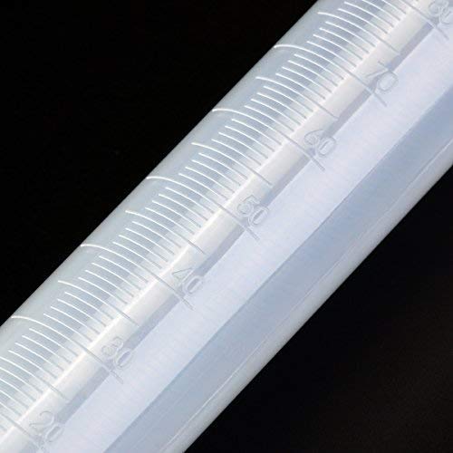 Pixnor 100ml Transparent Plastic Graduated Cylinder - Thumbnail 3