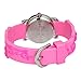 ZEIGER New Fashion Children Kids Toddler Watches Girls Age 5-10 Time Teacher, Cartoon Character 3D Floral Silicone Band -Pink