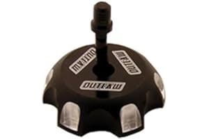 OUTLAW RACING PRODUCTS Outlaw Racing Aluminum Gas Fuel Tank Cap & Vent Hose– Gas Resistant Seal Compatible with Honda CR125R CR250R CR85R CRF100F CRF110F CRF150F CRF230F Kawasaki KX KDX Suzuki RM Yamaha YFM700 Raptor