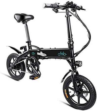 NIMI Foldable E-Bike 36V, 14 Inch Lithium Battery Powered,34.17 Mile 7.8Ah / 250W,Electric Bicycle for adults(black)