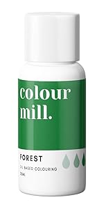 Colour Mill Oil-Based Food Coloring, 20 Milliliters Forest