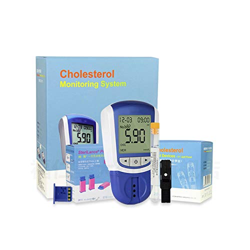 DZWJ Blood Cholesterol Test Kit Digital Meter Cholesterol and Triglycerides Monitor Meter for Glucose Cholestrol Triglycerides - Thumbnail 7