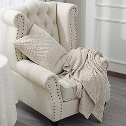 PHF 100% Cotton Waffle Weave Throw Blanket