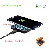 FONTASTIC Wireless Charger - For iPhone X iphone 8 Sam Galaxy S8 Wireless Charger - Galaxy S8 Plus Wireless Charger - Lumia 950xl Wireless Charger - Nexus 6 Wireless Charger - All Qi-Enabled Devices