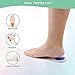 Helness Gel Heel Cups Cushions Foot Inserts for Bone Spurs Achilles Tendonitis Pain Relief Men Size 6-11