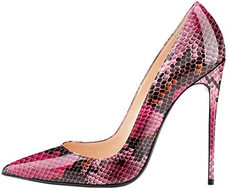 Sammitop Women's Classic Pointed Toe Pumps High Heel Stilettos Slip On Dress Shoes