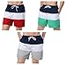 YKC Men's Quick Dry Swim Trunks Color Block Beach Shorts with Mesh Liner