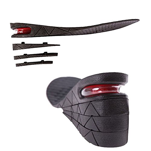 4 Layers 9 cm Height Increase Insole Heel Lifts Inserts Elevator Shoes Insole for Women and Men