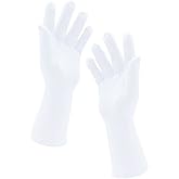 Chendvol Men's and Women's Wrist Length Stretchy Spandex Gloves Costume Banquet Wedding Party Short Gloves