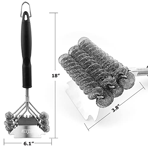 Grill Brush and Scraper Bristle Free Safe BBQ Brush for Grill 18