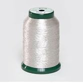 Silver Metallic Kingstar 1000 Meter Thread - 40 Weight -