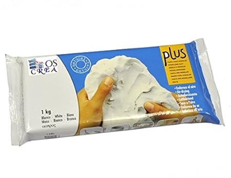 OSCrea Soft-Ton, weiss, 1000gramm, be creative with OSCrea