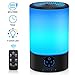 Cool Mist Humidifier, 3L Top Fill Ultrasonic Humidifier for Bedroom with 7 Colors Night Light and Remote Control, Adjustable Mist Levels, Optional Timer, 6 Dimmer, Super Quiet Operation (Black)