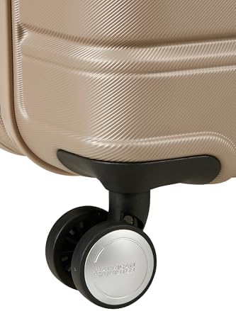 Flashline - Hartschalenkoffer Handgepäck 55 x 40 x 20 cm - Kabinentrolley für Ryanair & die meisten Airlines, 34 L, Ivory Gold