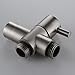 Shower Diverter Valve 3 Way Shower Diverter Valve Shower Head Adapter Shower Head Shut Off Valve Replacement Shower Head Splitter for Shower Arm Handheld Shower Head Attachment, Brushed Nickel