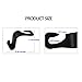 4 Pcs Car Headrest Hook Hanger Seat Organizer,LQSmile Universal Car Vehicle Back Seat Headrest Hanger Storage Hooks for Cloth Bag Purse Grocery(Black -Set of 4) (black)