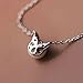 S.Leaf Cat Pearl Necklaces For Women Sterling Silver Cat Lovers Lady Gifts Opal Jewelry Pendant Collarbone Charm Necklace Best Friend Birthday Gifts for Women Trendy Sister Mom Wife Womens Her Friend Party(White_Pearl_Silver)