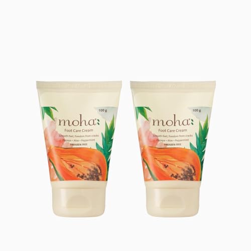 Generic Foot Cream For Rough, Dry and Cracked Heel, Feet Cream For Heel Repair With Benefits Of AleoVera, Papaya & Peppermint Each 100 gram (Pack of 2)