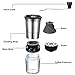 QcoQce Manual Coffee Grinder - Adjustable Hand Grinder - Ceramic Conical Burr Mill - Mini Portable Home Kitchen Travel Coffee Bean Grinder/Coffee Mill - Perfect Gift for Every Coffee Lover