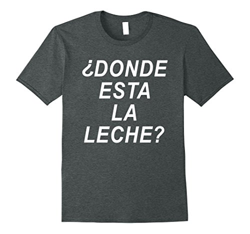 Mens DONDE ESTA LA LECHE? FUNNY VIDEO DANNY VIRAL SHIRT XL Dark Heather