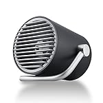 Fancii Small Personal USB Fan, Portable Mini Table Desk Fan with Twin Turbo Blades, Whisper Quiet Cyclone Air Circulating Technology - For Home, Office, Outdoor Travel