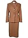 Le Suit Women's 3 Button Flower Detail Jacket and Skirt Set