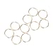 Jaciya 50pcs Gold Hair Braid Hair Pins Ring Shell Hands Leaves Star Pendant Rings Set Hair Clip Headband Hair Accessories