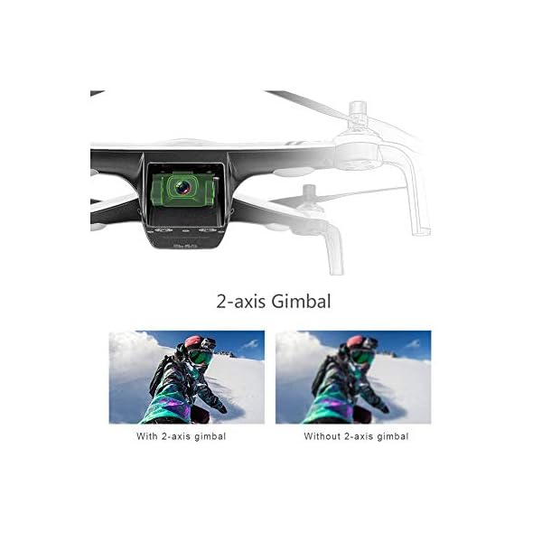 AHangcc Fernbedienung Drohne für Aduts Kinder, Smart Pro Drohne GPS 5G WiFi FPV 1080P HD Kamera 2-Achsen-Gimbal… – Bild 3